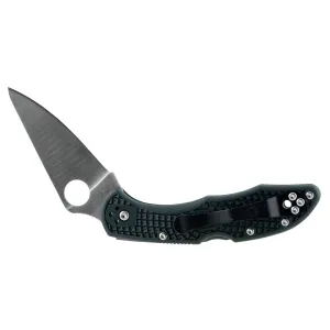 Spyderco Delica 4 2.88" Folding Knife - Plain Edge - British Racing Green ZDP-189