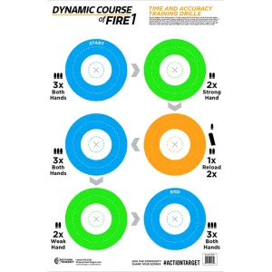 Action Target Game Series Dynamic Course of Fire Training Target