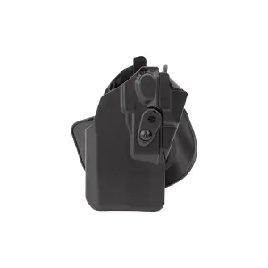 Safariland 7378RDS 7TS ALS Level I Concealment Paddle/Belt Holster for GLOCK 19 with RDS/TLR-7 - Plain Black - Right Hand