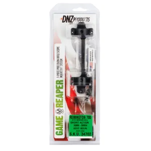 DNZ Products Game Reaper 30mm Scope Mount - Medium Height - Remington 700 Short Action - 20 MOA - Black