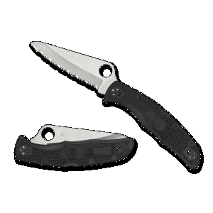 Spyderco Salt 2 FRN Folding Knife - Silver/Black