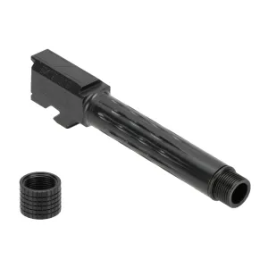 Faxon Firearms Fluted Threaded Barrel for GLOCK 19 - Nitride