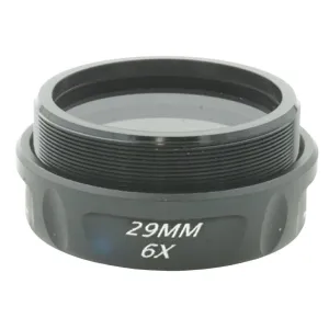 Sure-Loc 6X 29mm Lens Non-Drilled for .19" Fiber SL52196