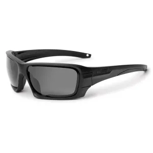 ESS Rollbar Glasses - Black with  Clear/Smoke Gray Lenses with Subdued Logo