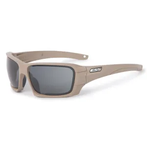 ESS Rollbar Glasses - Terrain Tan with Clear/Smoke Gray Lenses