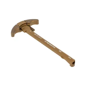 Precision Reflex M84 Gas Buster AR-15 Ambidextrous Charging Handle - Large Latch - FDE
