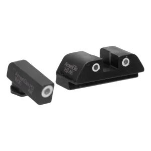 Ameriglo Classic 3-Dot Tritium Sights for GLOCK Gen 5 - Green/White