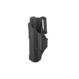 Blackhawk T-Series L3 Duty NL Holster Fits Glock 17/19/34 - Left Hand - Black