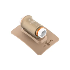 Echo Arms Fast Attach M-LOK Helmet Plate - Low Profile 18350 Light Body - Coyote