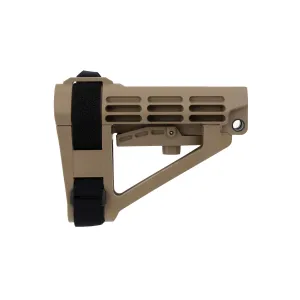 SB Tactical SBA4 AR Pistol Brace - FDE