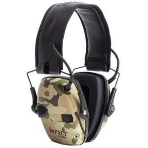 Howard Leight Impact Sport Sound Amplification Electronic Earmuff - MultiCam