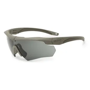 ESS Crossbow 2X Dual-Eyeshield - Terrain Tan with Clear and Smoke Gray Lenses
