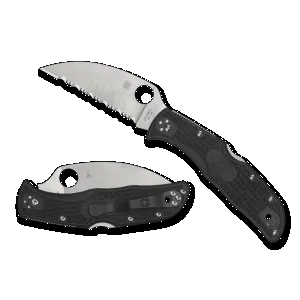 Spyderco Endela Lightweight 3.4" Wharncliffe Folding Knife - Serrated