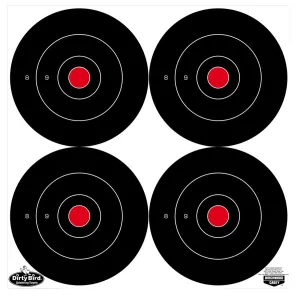 Birchwood Casey Dirty Bird 6" Bullseye Target - 100 Pack