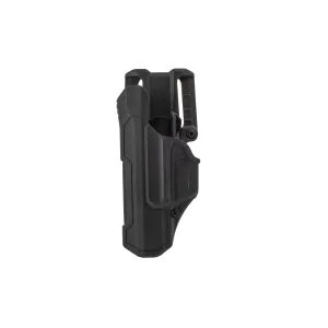 Blackhawk T-Series L2D Duty NL Holster Fits Glock 17/19/34 - Left Hand - Black - Open Box