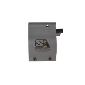 Superlative Arms AR-15 Adjustable Gas Block - Matte Finish - Clamp On - .750"