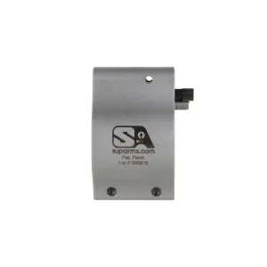 Superlative Arms AR-15 Adjustable Gas Block - Melonite - Clamp On - .936"