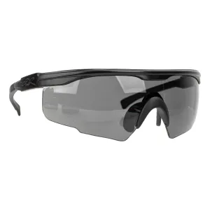 Wiley X PT-1 Glasses - Grey/Clear 2 Lens Kit with Matte Black Frame