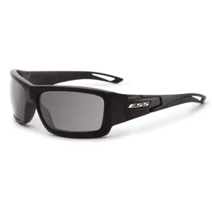 ESS Credence Glasses - Matte Dark Gray with Mirrored Blue Lens