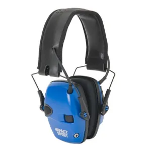 Howard Leight Impact Sport Sound Amplification Electronic Earmuff - Blue