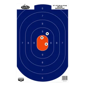 Birchwood Casey Dirty Bird 12x18 Blue/Orange Silhouette Target - 50 Pack