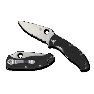 Spyderco Tenacious Folding Knife - Black