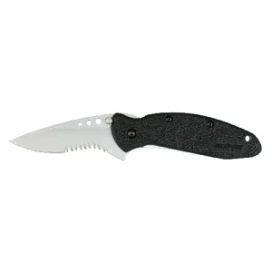 Kershaw Scallion Folding Knife 2.4" Drop Point Blade - Serrated