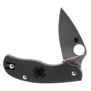 Spyderco Urban Lightweight 2.61" Folding Knife - Plain Edge - FRN Black