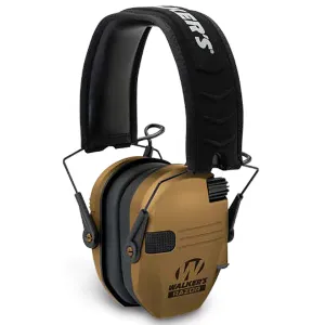 Walker's Razor Slim Electronic Muffs - Battle Brown