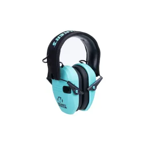 Walker's Razor Slim Electronic Muffs - Light Teal