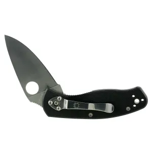 Spyderco Persistence 2.77" Folding Knife - Plain Edge - G-10 Black