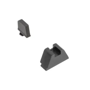 AmeriGlo Suppressor Height Sights for Glock - Black - 3XL