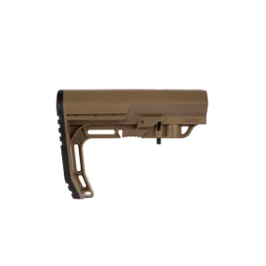 Mission First Tactical California Compliant BATTLELINK Minimalist Stock - MIL-SPEC - Scorched Dark Earth