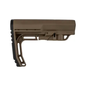 Mission First Tactical BATTLELINK Minimalist Stock - MIL-SPEC - Scorched Dark Earth