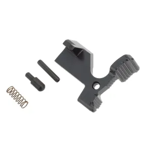 Forward Controls Design AR-15 Augmented Bolt Catch v3 - Serrated - Rearward Biased