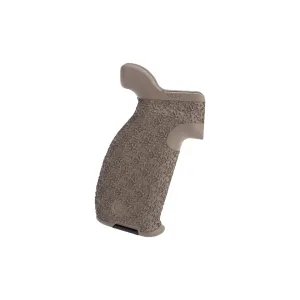 Emissary Development Full-size AR15 Axle Grip - Aggressive Texture - FDE