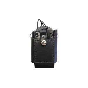 Boston Leather Firefighter's Universal Radio Holder with Elastic Strap - Cordovan