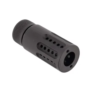 Guntec USA 300 Blackout/.308 Winchester Micro Slip Over Barrel Shroud With Multi Port Muzzle Brake - 5/8x24