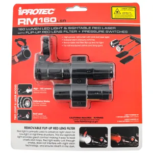 iProtec RM160LSR Rail Mount Light/Laser with Pressure Switches