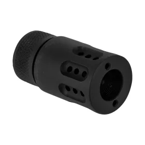 Guntec USA 308 Mini Slip Over Barrel Shroud - Multi Port Brake - 5/8x24