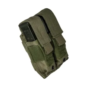 Armor Express AE Base Pouch - Pistol Covered Double Mag Pouch - Ranger Green