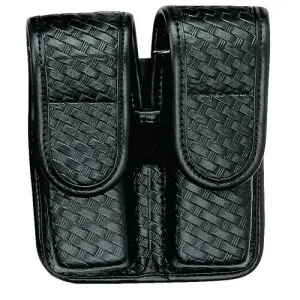 Bianchi 7902 Molded Double Magazine Pouch Fits Colt 1911/Beretta 84 - Basketweave