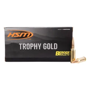 HSM Ammunition Trophy Gold Extended Range 95 gr 6mm ARC - Box of 20