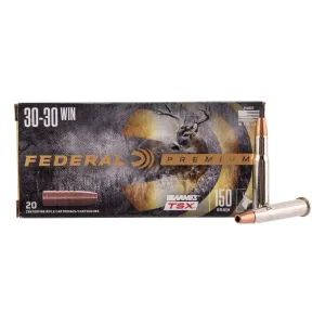 Federal Premium 30-30 Win 150gr Barnes TSX - Box of 20