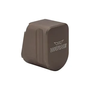 Warne Magazine Extension Fits S&W M&P 9/40 - +5/4 - Dark Earth