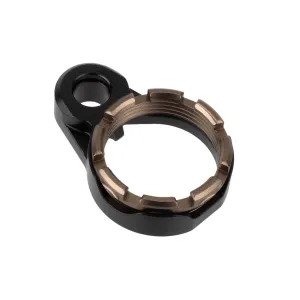 Fortis Manufacturing Enhanced AR-15 End Plate System - K1 - FDE Castle Nut - Tapered