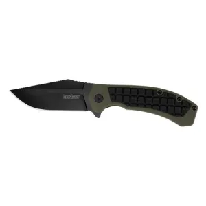 Kershaw Faultline Folding Knife 3" Drop Point Blade - Olive/Black
