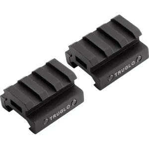 TRUGLO Picatinny Riser - 2-Piece - 1/2in Height  - 1.36in Length