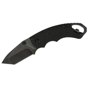 Kershaw Shuffle II Folding Knife 2.6" American Tanto Blade - Black/BlackWash