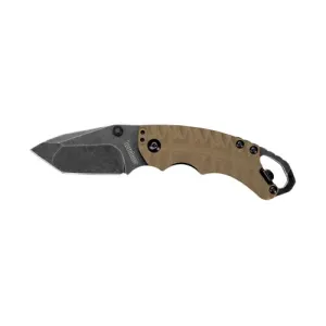 Kershaw Shuffle II Folding Knife 2.6" American Tanto Blade - Tan/BlackWash